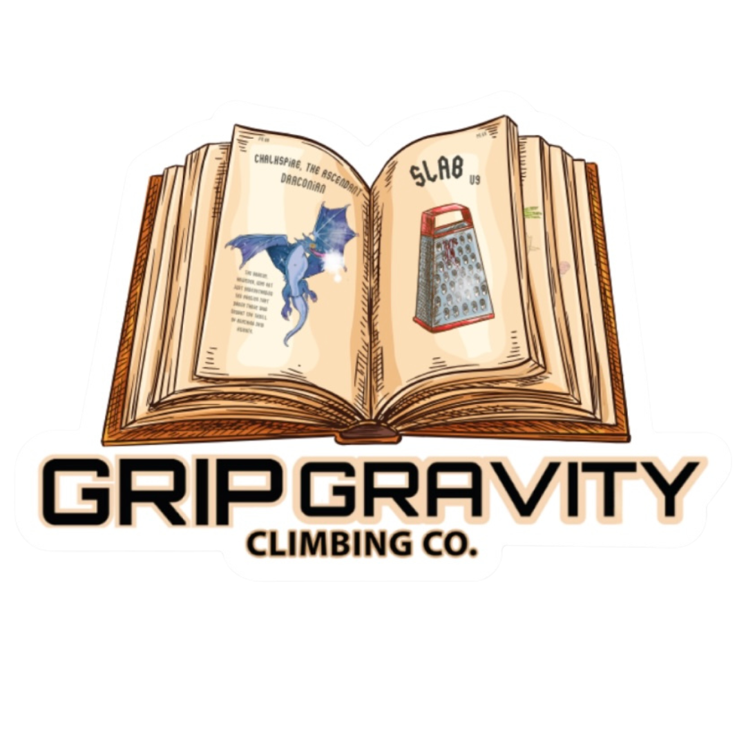 Grip Gravity Climbing Ancient Text Sticker