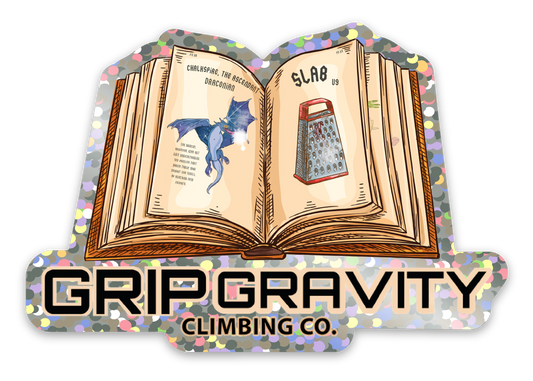 Glitter Grip Gravity Climbing Ancient Text Sticker